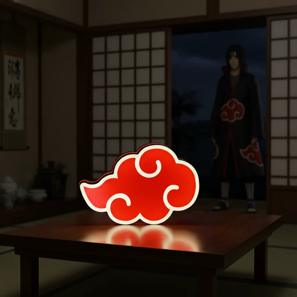 Lámpara USB (lightbox) Nube Akatsuki - Naruto