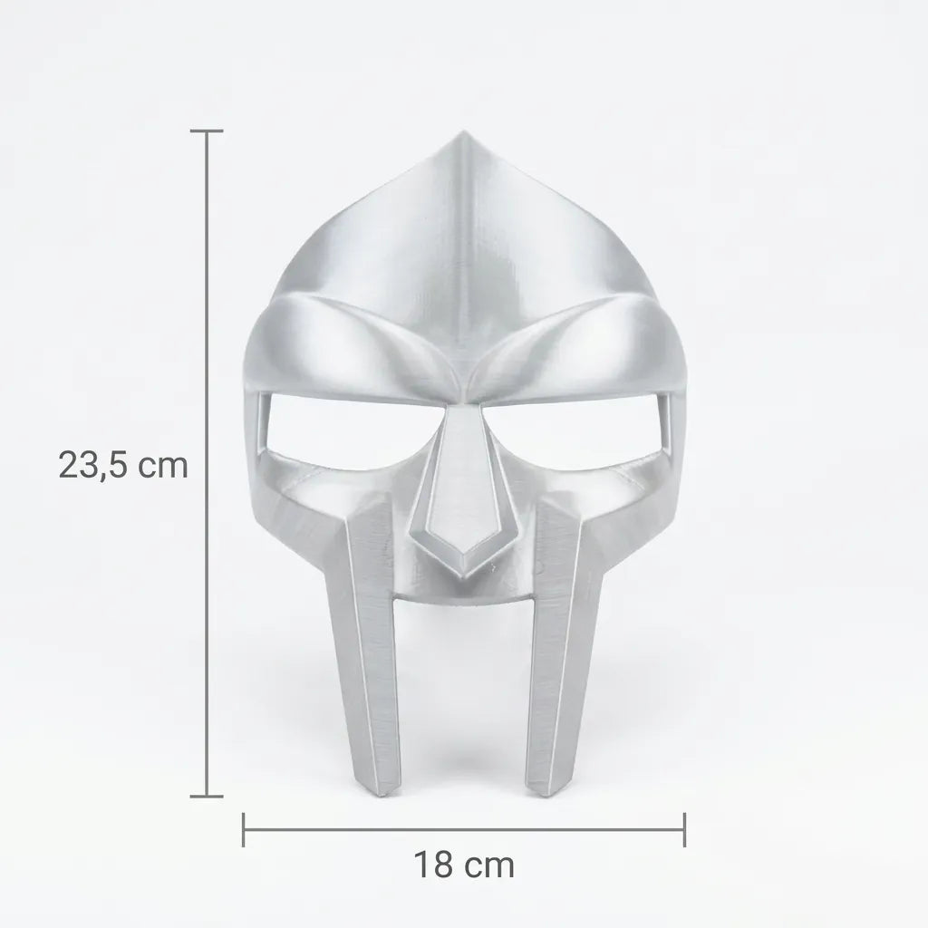 Máscara MF DOOM Plateada — 7