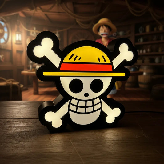 Lámpara logo (jolly roger) One Piece